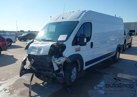 2021 Ram Promaster 2500 2500 High from USA, damaged, VIN 3C6LRVDG1ME523913